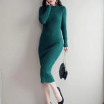 Yeşil Triko Elbise