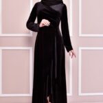 Kadife elbise modelleri 2022
