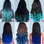 Mavi saç rengi boyası
